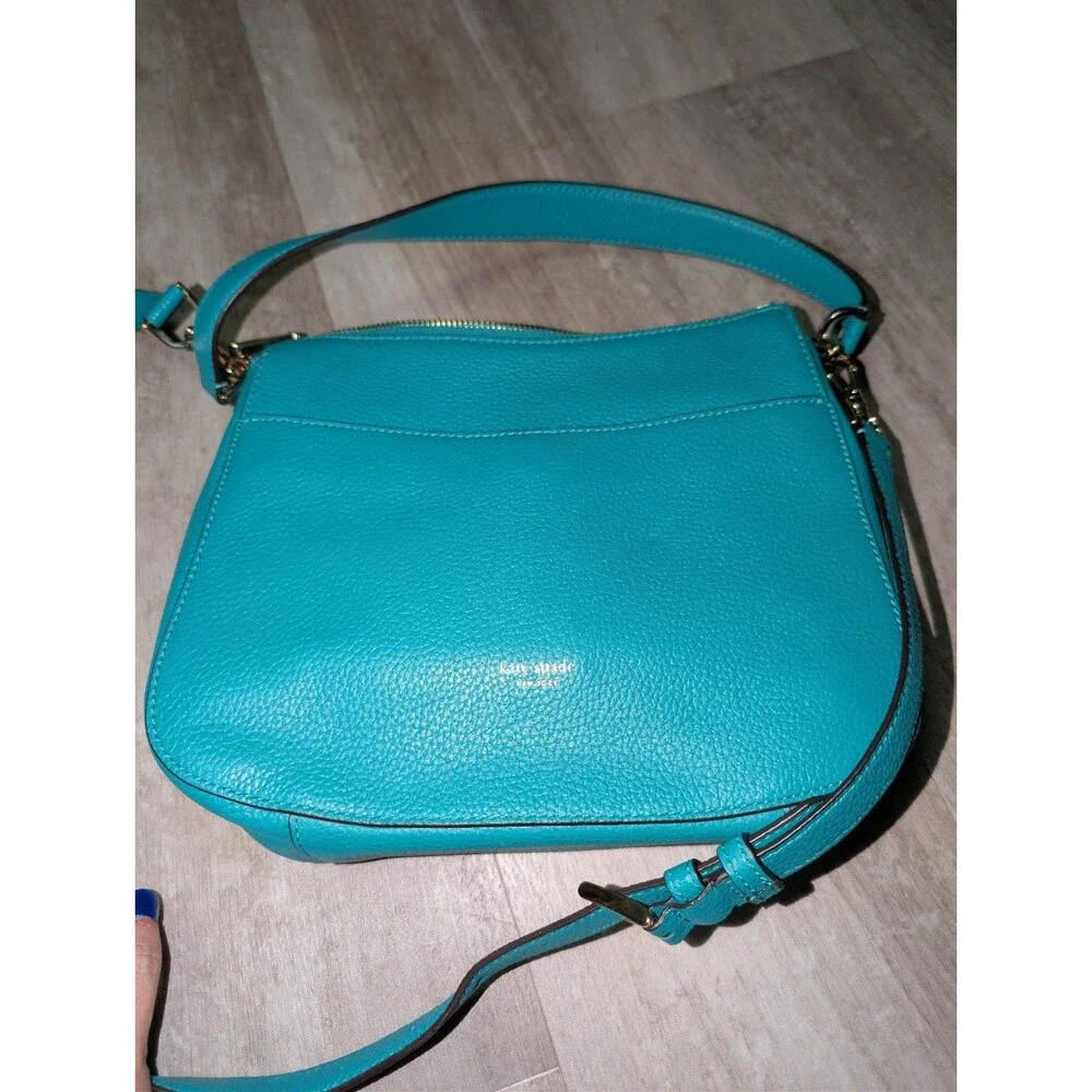 kate spade teal peddled